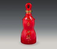 中國紅陶瓷酒瓶SX15-052