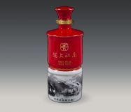 中國紅陶瓷酒瓶SX15-056
