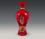 中國紅陶瓷酒瓶SX15-054