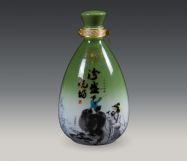 綠釉陶瓷酒瓶SX15-195